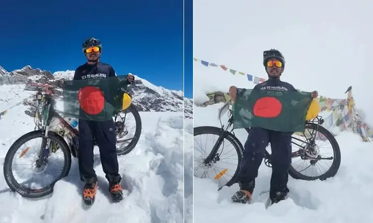 প্রথম বাংলাদেশি হিসেবে সাইকেলে এভারেস্টের ৩ পাস জয়