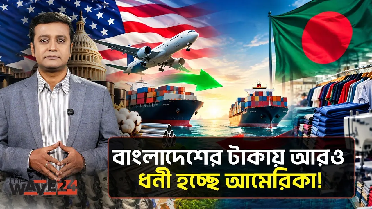 বাংলাদেশ এখন আমেরিকার ডলার কামানোর বাজার | BD US Trade | The Wave24