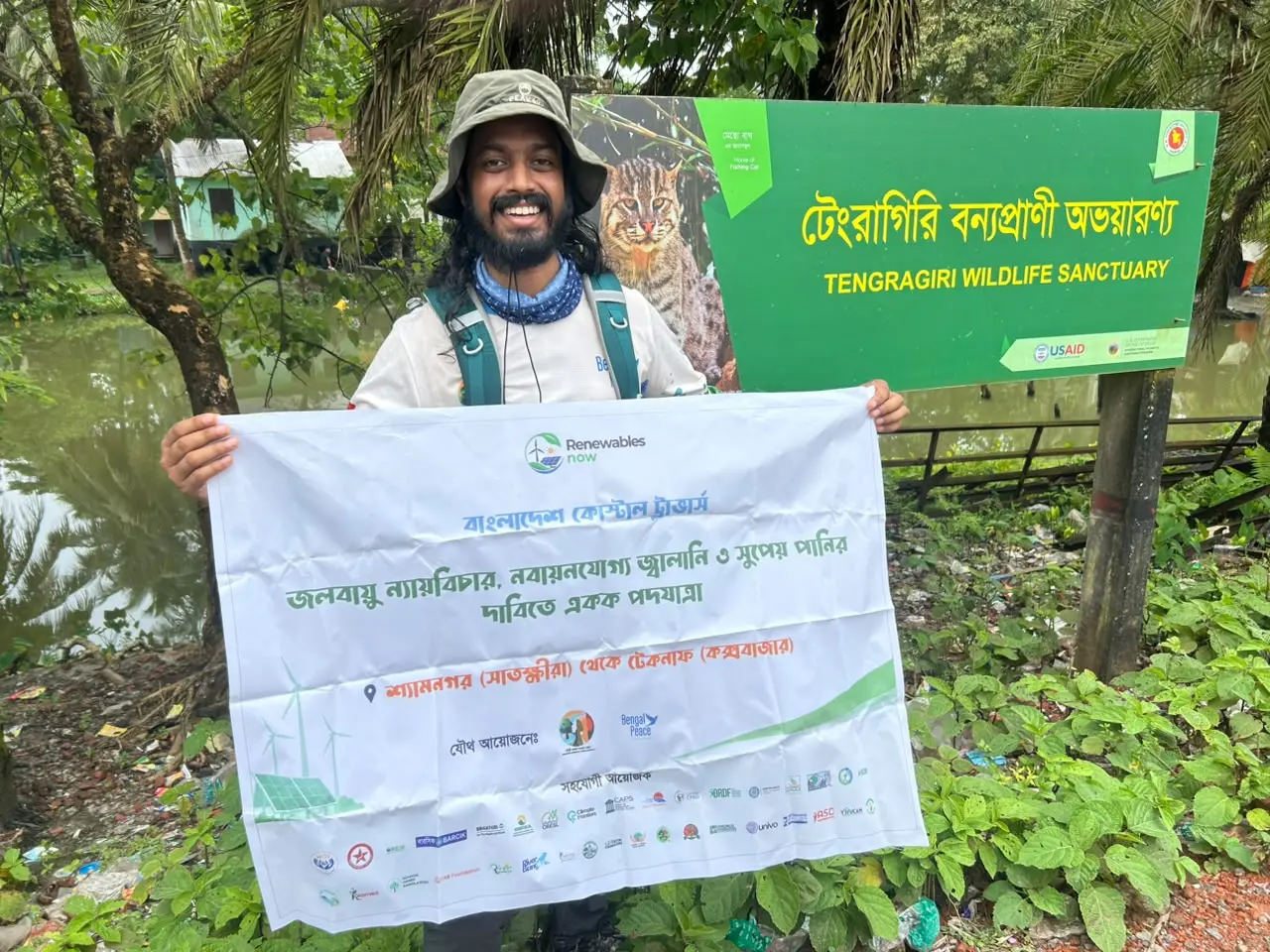 ‘নবায়নযোগ্য জ্বালানি এখনই’ দাবি নিয়ে টনির ৭৮৩ কিমি পদযাত্রা