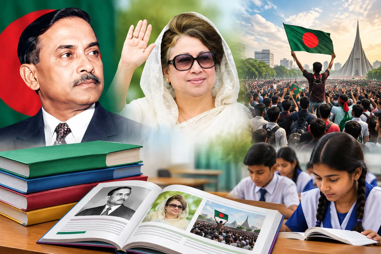 পাঠ্যবইয়ে যুক্ত হচ্ছে শহীদ জিয়া, খালেদা জিয়া ও জুলাই গণঅভ্যুত্থানের ইতিহাস